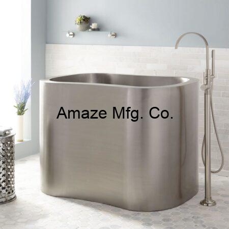 Stainless Steel, Double Wall Bathtub