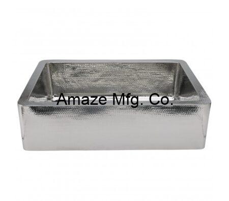 Stainless Steel Hammered Farmhouse Kitchen Sink