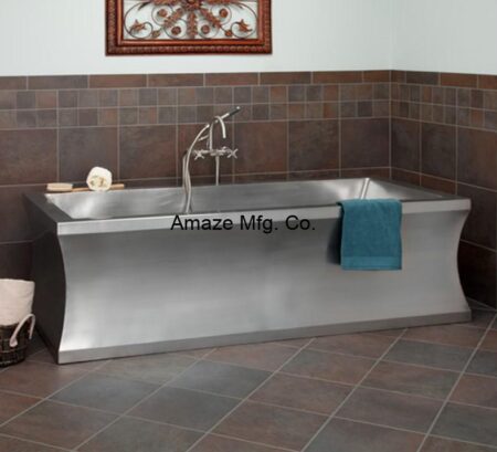 Stainless Steel Double Wall Bathtub