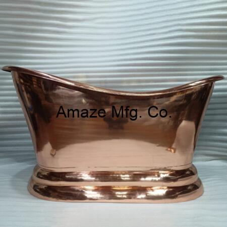 Amaze Copper Single Slipper Bathtub