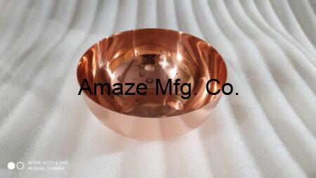 Copper Round Fruit Bowl