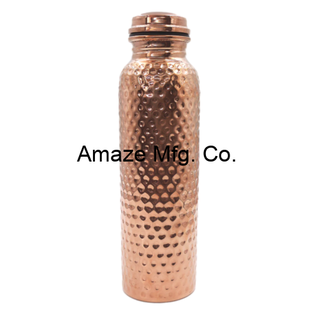 Copper Hammered Water Bottles