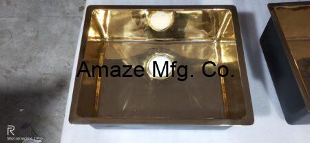 Brass Undermount Kitchen Sink