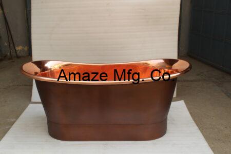 Amaze Antique Polish Copper Bathtub