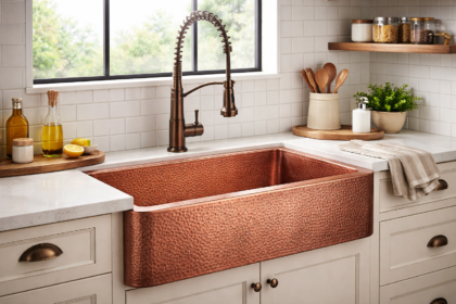Copper Kitchen Sink