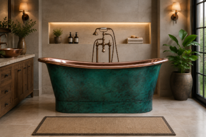 The Victorian Queen - Copper Boat Bathtub
