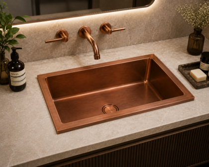 The Copper Heritage – Handcrafted Undermount Bathroom Sink