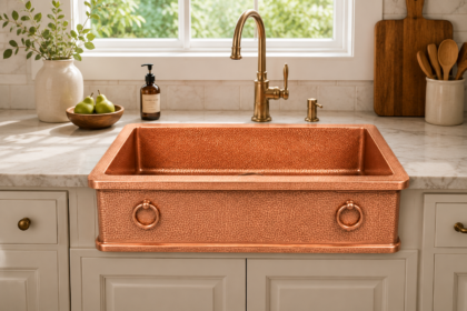 Rustic Crown Copper Sink