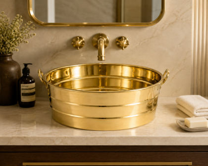 Brass Luxurious Prestige Counter Washbasin