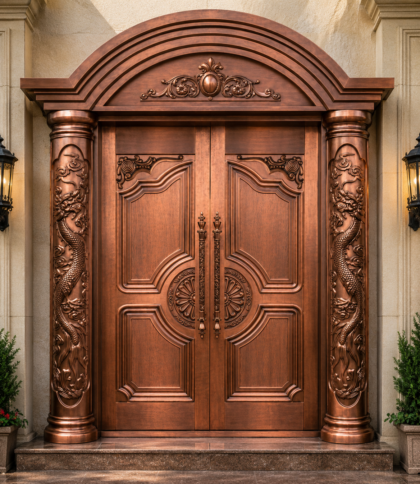 Royal Dragon Copper Entrance Gate
