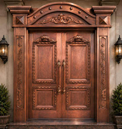 Royal Dragon Copper Entrance Gate