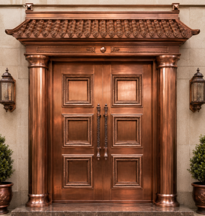 Copper Pagoda Imperial Double Entry Door