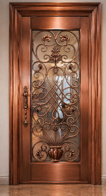 Royal Coppervine Artisan Entry Door