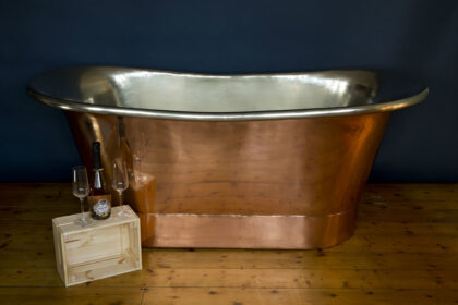 Copper Boat Bathtub