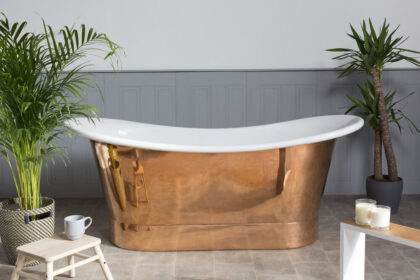 Copper Boat Bathtub ( The Glory)