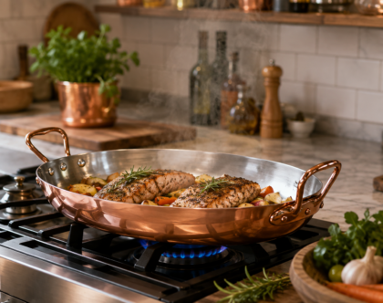Heritage Copper Chef’s Roasting Skillet