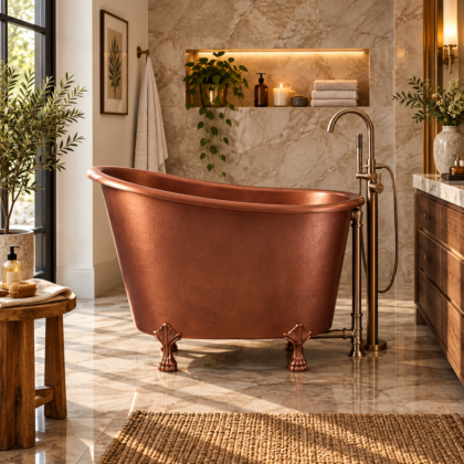 Royal Clawfoot Copper Tub